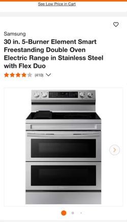 Samsung - 6.3 cu. ft. Smart Freestanding Electric Rang