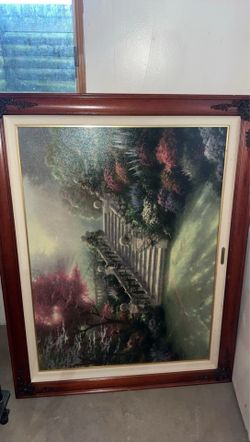 Authentic Thomas Kinkade Painting “Stairway To Paradise” 30x40