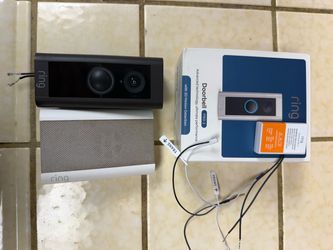 Selling ring doorbell pro 2 and chime pro