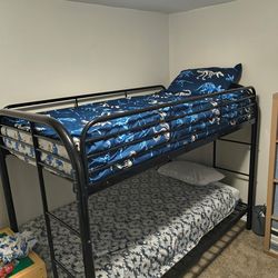 Bunkbed and one mattress