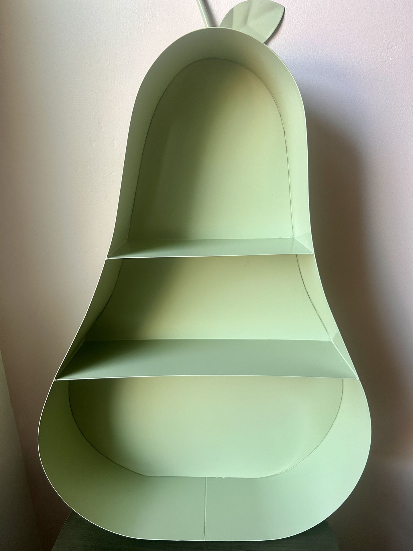 Target Pillowfort~Metal Green Pear Shaped Hanging Wall Shelf~Kids Room Decor