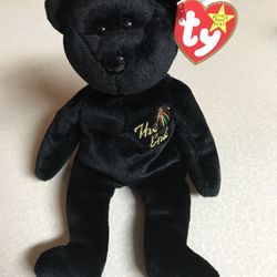 TY Beanie Babies Bear The End ( Rare with errors )