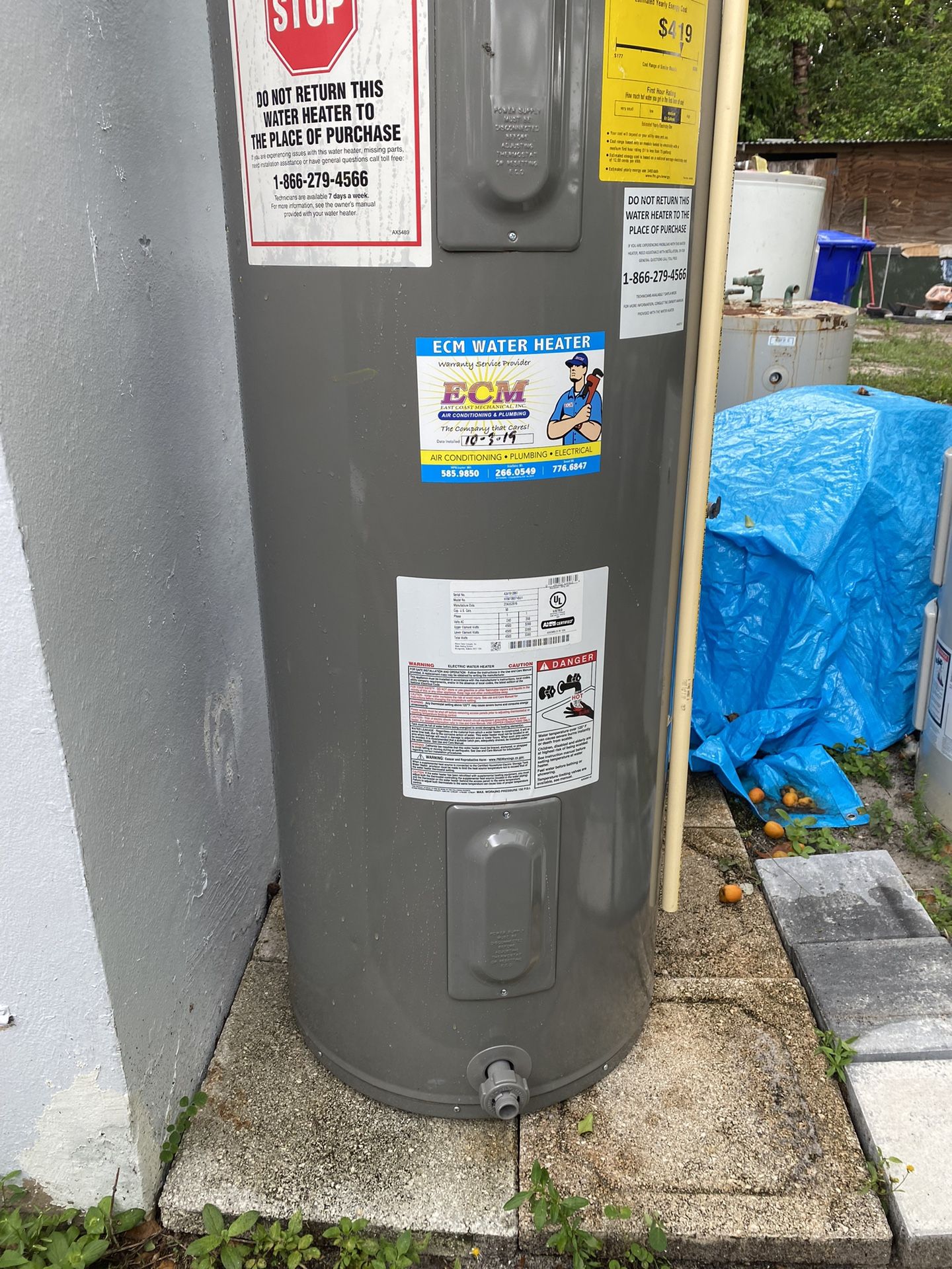 Rheem 50 Gallon Water Heater 🔥