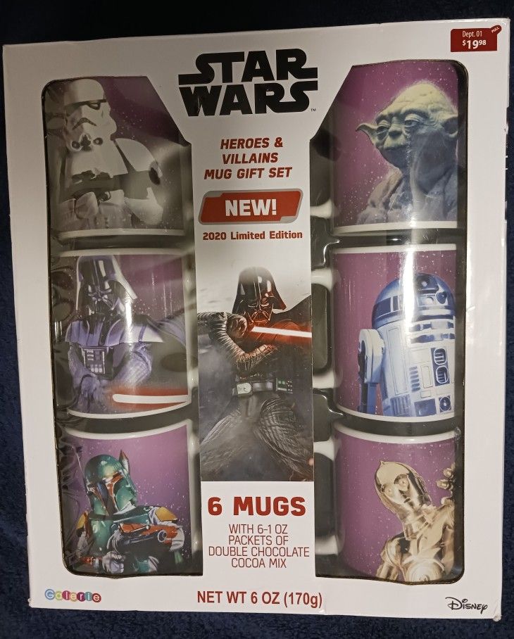 Star Wars 6 Mug Collection