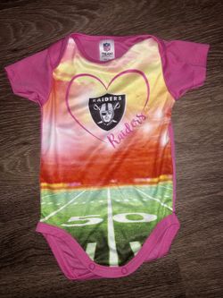 6-9 month Raiders onesie