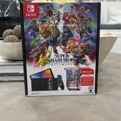 Nintendo Switch Oled Super Smash Bros Bundle 