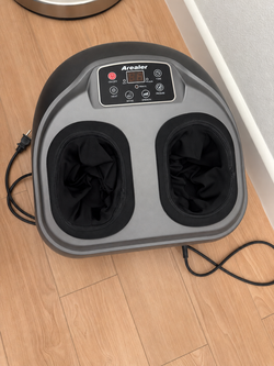 Arealer Foot Massager Machine with Heat, LCD Display, Air Compression, Kneading