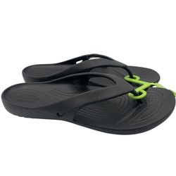 Crocs Kadee II black slide sandals women’s Size 7