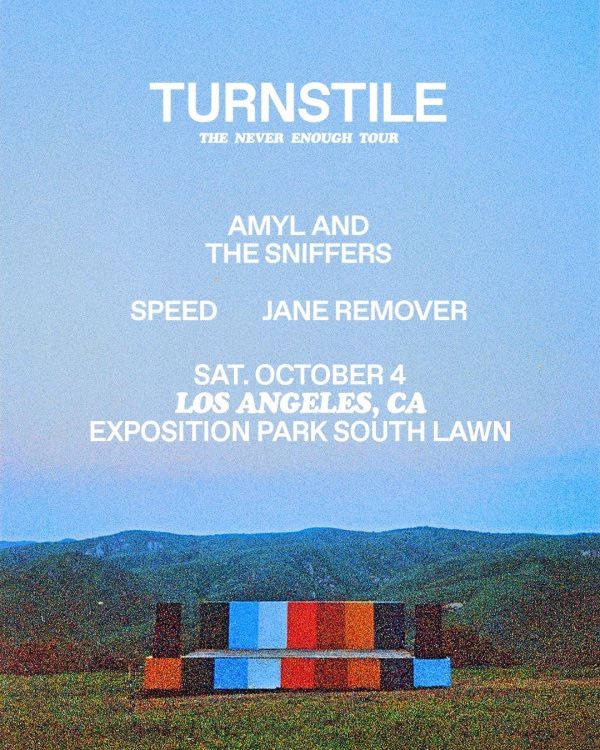Turnstile Tickets (2) - LA Show, Oct. 4