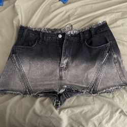 Denim Skort