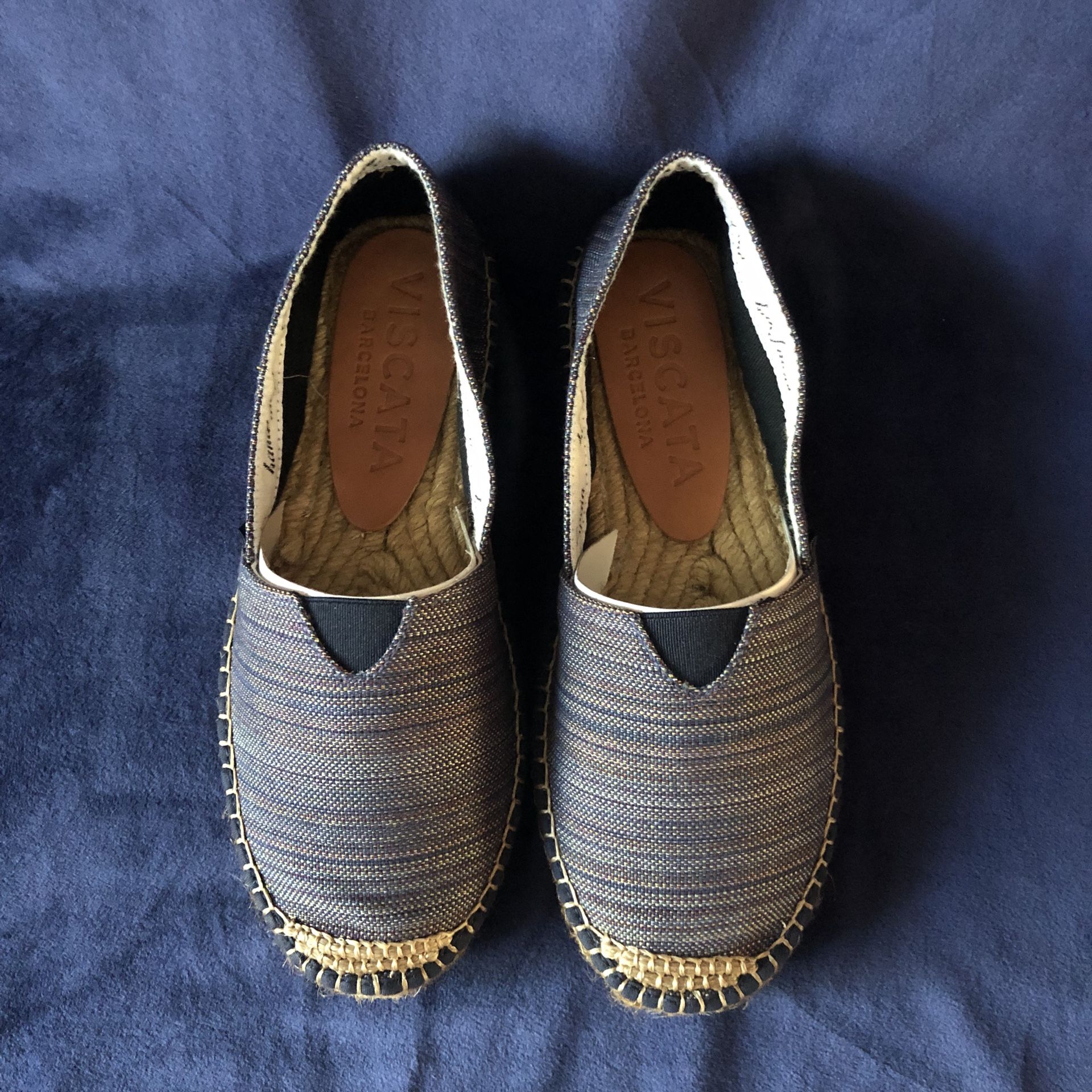 Canvas Kuba Navy Flats