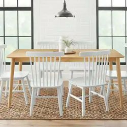 Dining Table for 6 Natural Wood Finish $240