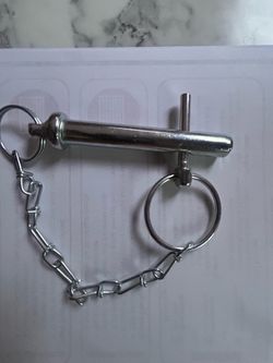 Trailer Drop Foot Jack Replacement Pin, 9/16 inch Diameter 7k Capacity