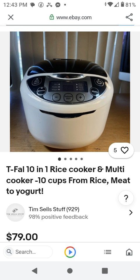 10 And 1 Rice Cooker