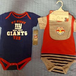 NFL And Adidas Baby 3 Piece Bodysuit/ Onesie 24M