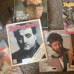 Vintage Rolling Stone Magazines 