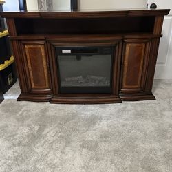Electric TV Stand Fireplace