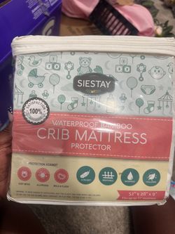 Crib mattress, protector