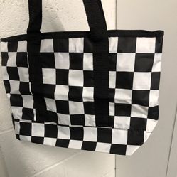 Checkerboard. Tote. Bag