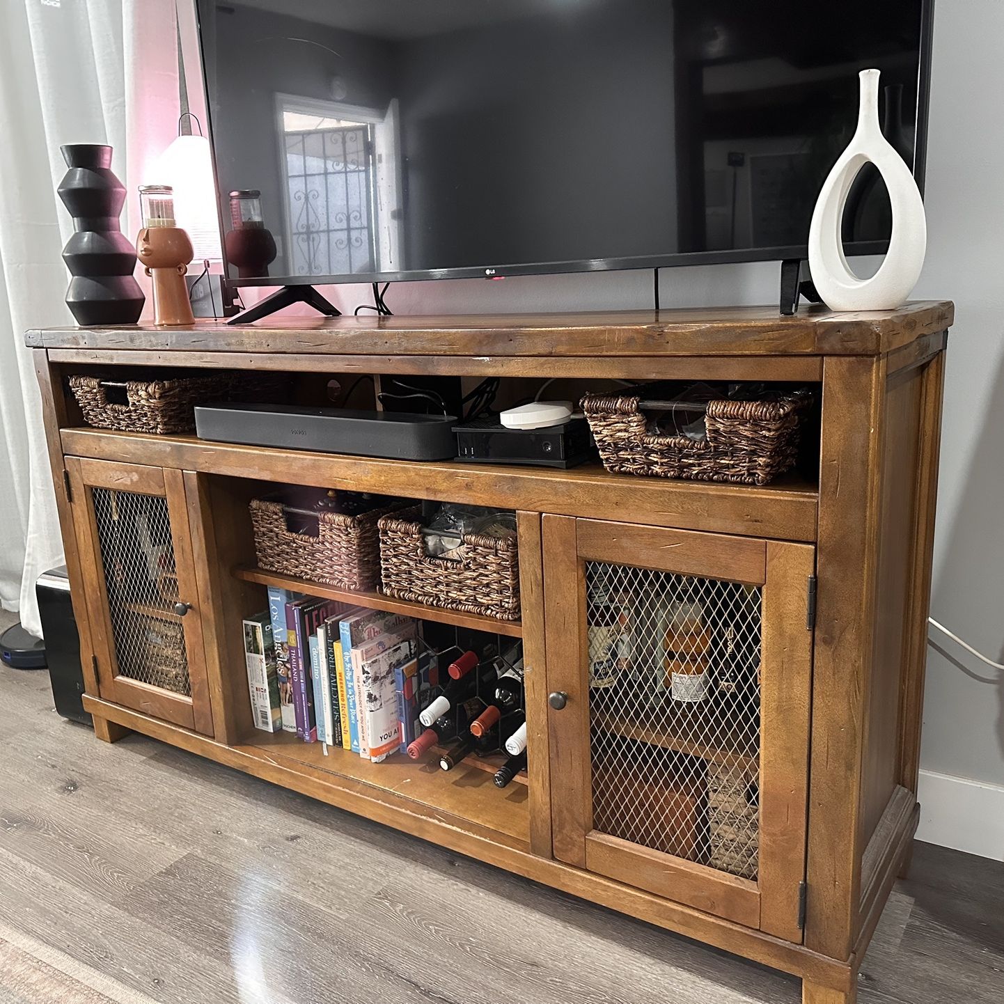 Solid Wood TV Console