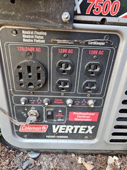 Coleman Vertex 7500 Generator for Sale in Gig Harbor, WA - OfferUp