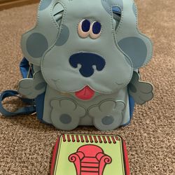 Loungefly Blues Clues Backpack & Wallet Combo