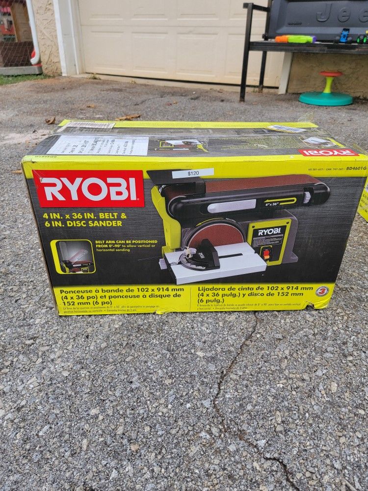 🪵 Ryobi Belt & Disc Sander