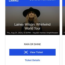 Lainey Wilson - 4 Tickets - Bend Oregon