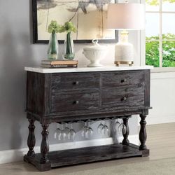 Geraldina Collection Server-marble top  $789.00 Free Delivery 🚚 