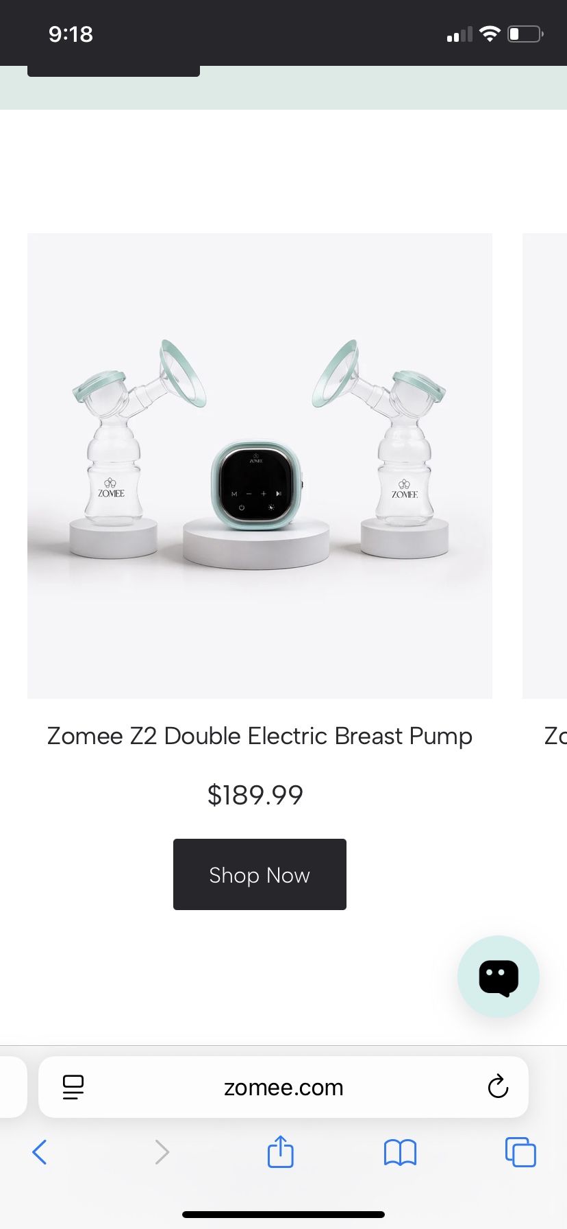 Zomee Z2 Double Electric Breast Pump / Tommee Tippee Bottles/ Huggies Diapers