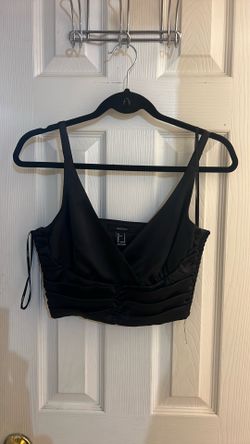 Satin crop top