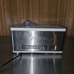 🍨 Waring Commercial Ice Cream Maker — Built-In Compressor / Self-Cooling