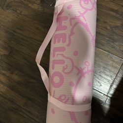 hello kitty yoga mat