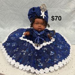Muñeca Religiosa / Religious Doll - Yemaya