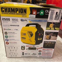 Champion Power Equipment 2500-Watt Recoil Start Ultra-Light Portable Gas and Propane Powered Dual Fuel Inverter Generator with CO Shield 201122