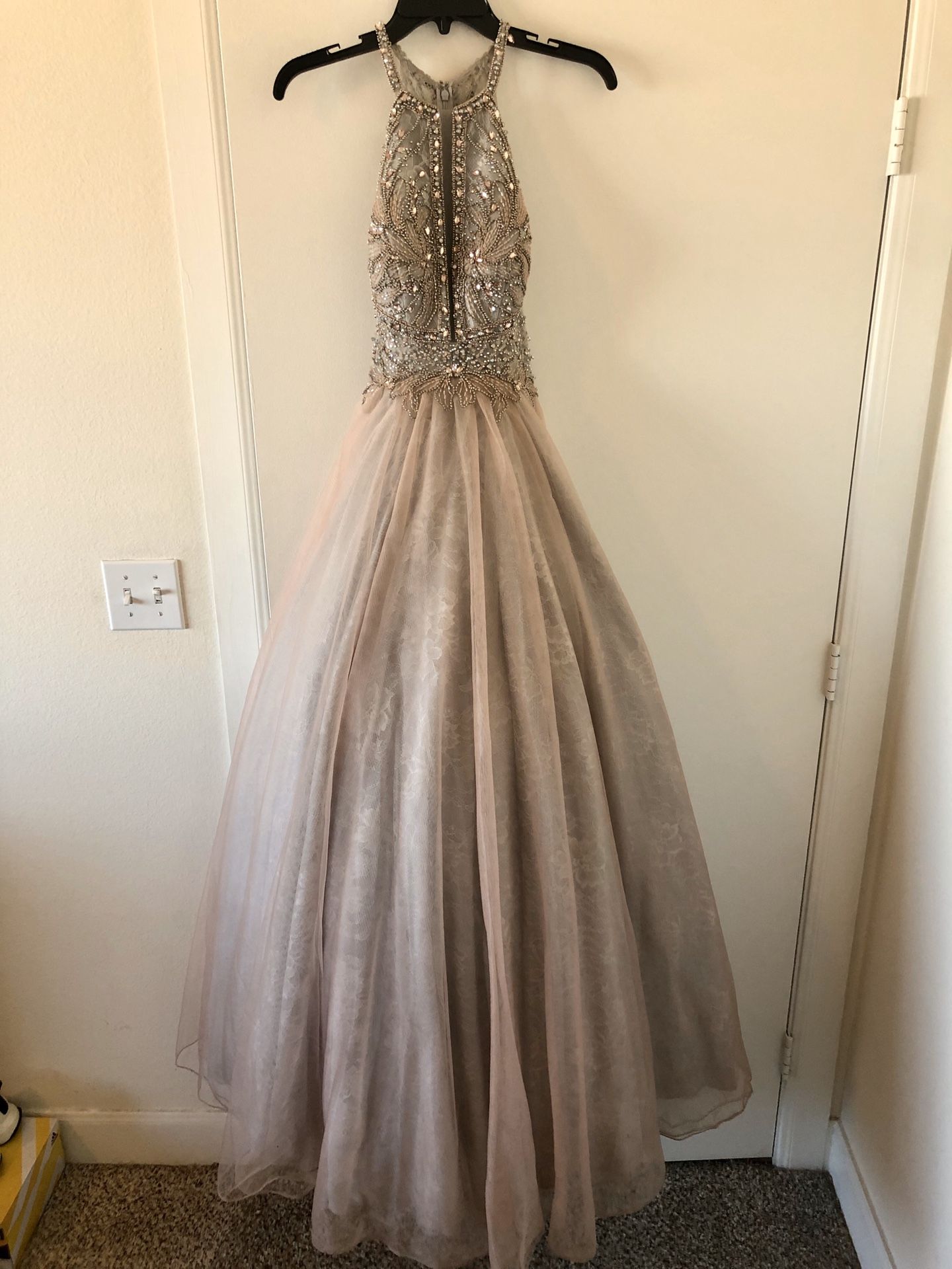 Engagement Dress - Prom Dress - Long Evening Dress - Size 2