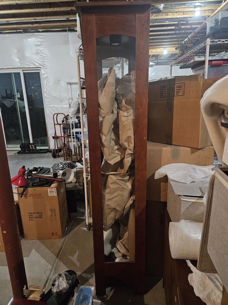 Stickley Mission Cherry 1 Door Curio Display Cabinet