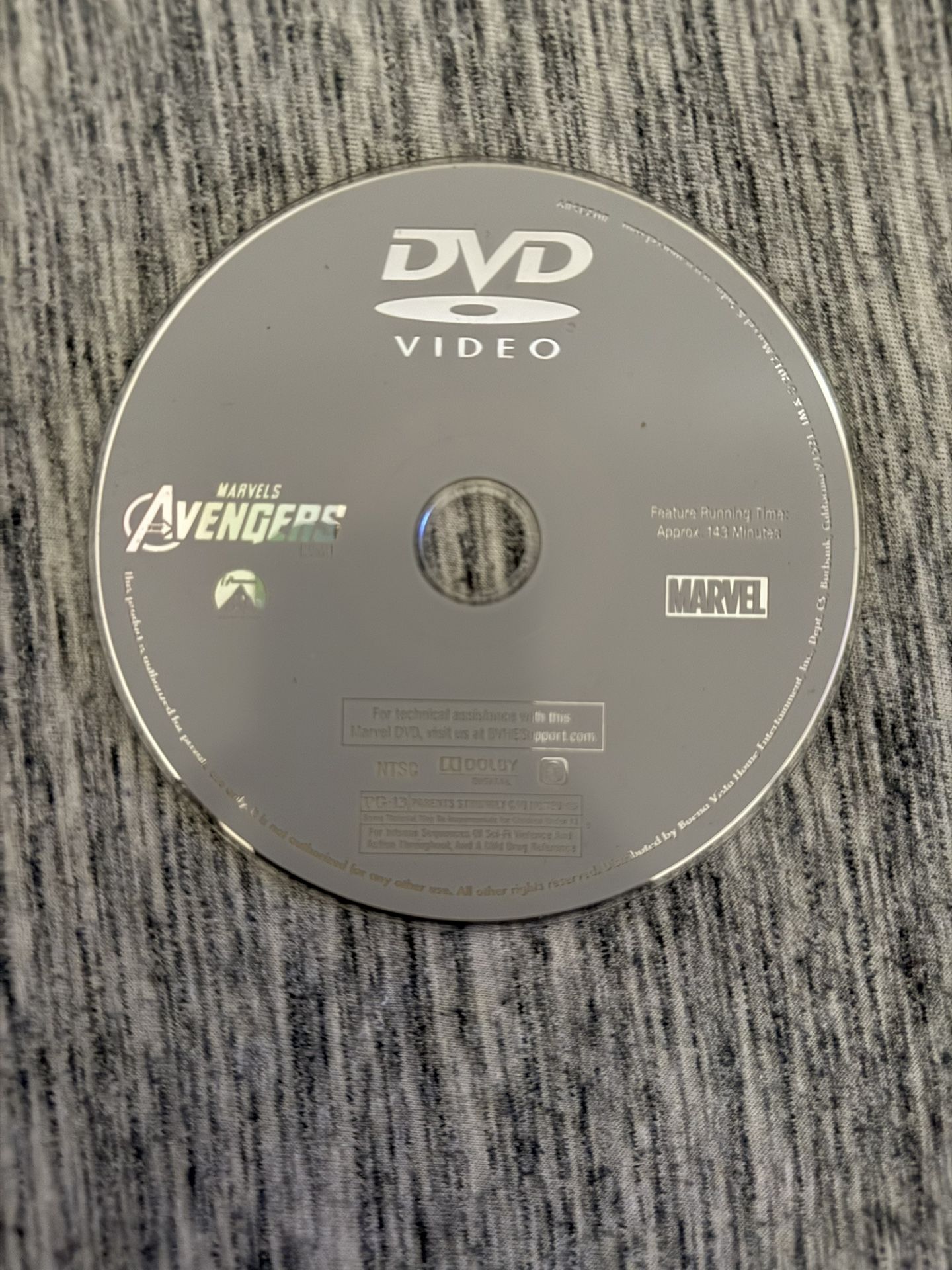 The Avengers DVD