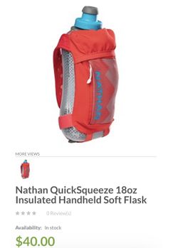 Running Handheld Soft Flask/ Botella Agua De Mano