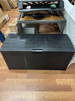 Large Outdoor Plastic Deck Storage Box