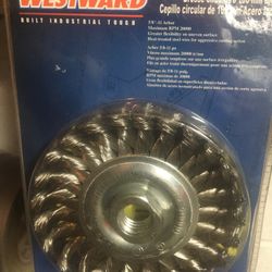 Stainless Steel Wire Wheel 4 1/2" 5/8 threaded