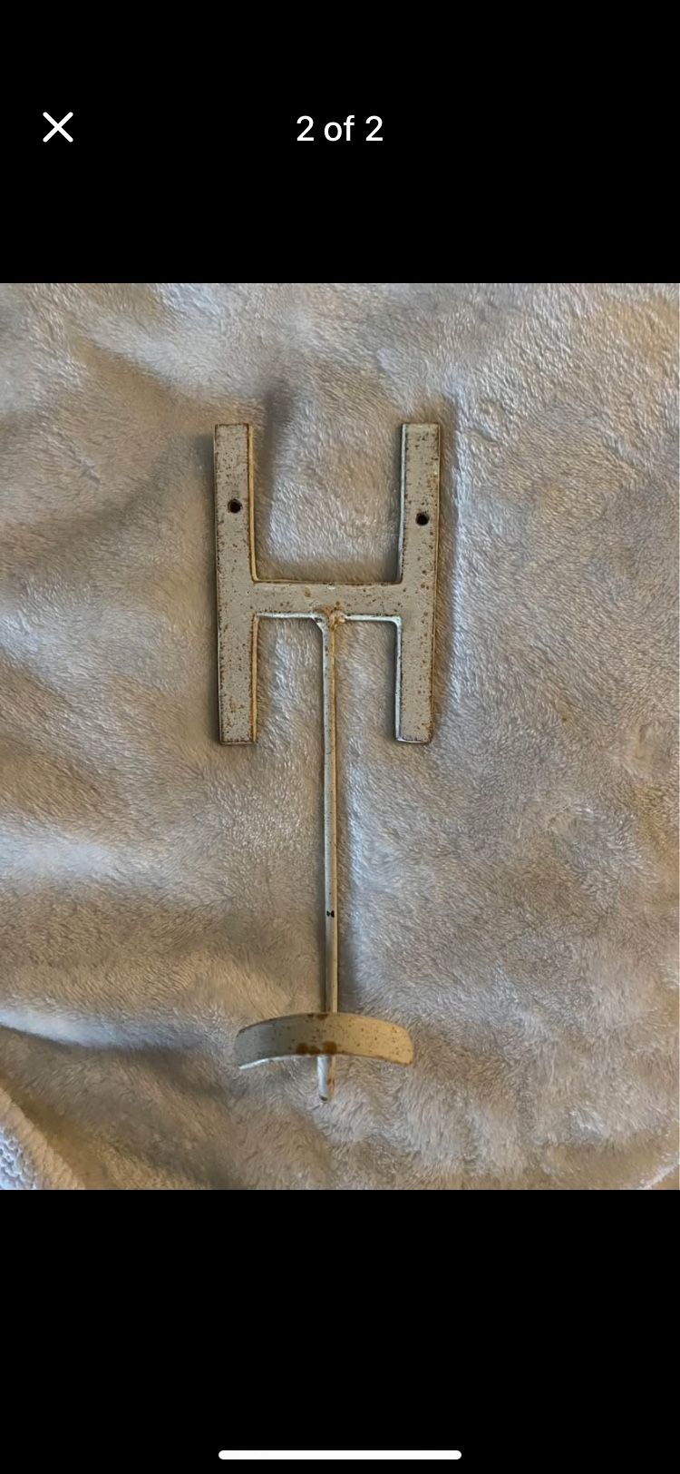 “H” Hook From Pottery Barn