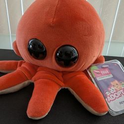 Adopt Me Pets Adorable Octopus Plush Animal New with tags & Virtual Code Roblox