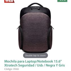 NEW Backpack / Mochila With Lock