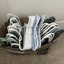 Baby and Adult plastic hangers