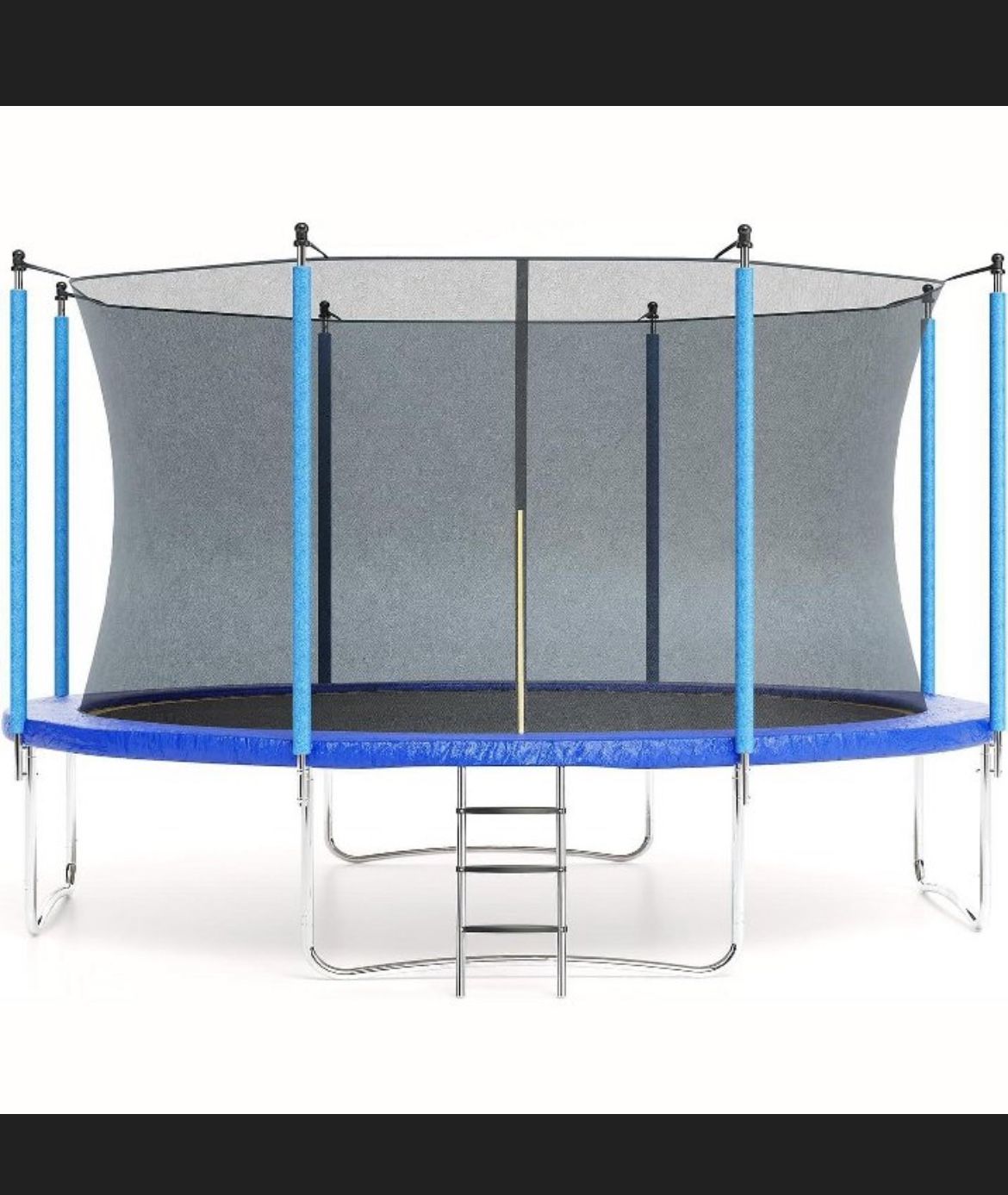 Trampoline With Safety Enclosure Net