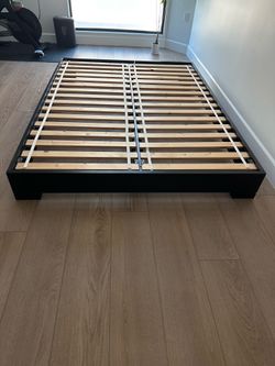 Brown Queen Size Bedframe