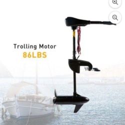 86LBS Thrust Electric Trolling Motor for Fishing Boats Freshwater and Saltwater Use