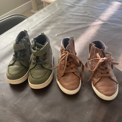 2 Pairs cat & jack Shoes Size 10k