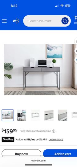 Desk with drawers